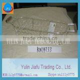 Stainless steel rectangle wire basket with handle