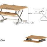 2016 Top Sale Wooden Sit-Stand Space Saving Desk thumbnail-6