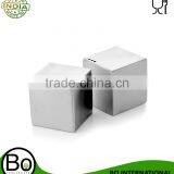 Stainless Steel Cube Salt & Pepper Shaker 8x4.5x9.5cm