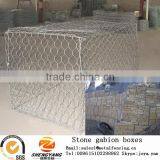 Strong Hill Slope Green Gabion Wire Mesh Boxes Floor Railway Hexagonal Gabion Box Wall Reservoir Closure Water Stone Gabion Box