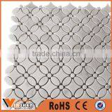 China Cheap Pebble Stone Tile Natural Stone Mosaic Marble Mosaic Tile for Sale thumbnail-2