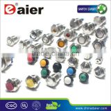 Daier Industrial Switch Waterproof metal led 12mm push button switch ip67