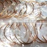 Cheap Jewelry Women Stainless Steel Bracelet Message Bangle Bracelet Gold Plated thumbnail-5