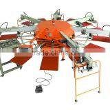 AUTOMATIC TEXTILE EQUIPMENT/Industrial Garment Rotating Screen Printing Machine thumbnail-1