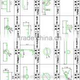 2014 Hot Order ! Anodized Aluminium Profile for Solar Frame by Drawings and Fixed Fitting With Mill Finished Aluminium Corner thumbnail-3