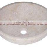 UNIQUE BOTTICINA CREAM MARBLE SINKS thumbnail-3