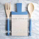 Paddle Cutting Board and Kitchen Utensil Set thumbnail-3