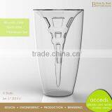 High Quality Free Design Hot Sale Heat Resistant Double Wall Glass Tea Cup thumbnail-4
