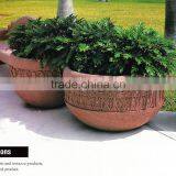 CHY050903 Outdoor Fiberglass Flower Pot/high Quality Flower Planter/decorative Flower Vase thumbnail-2