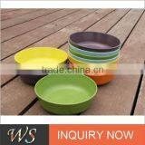 Eco Colorful Bamboo Pulp Round Plate thumbnail-1
