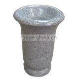 Decorative Stone Memorial Carved Tombstone Vase thumbnail-1