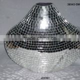 Glass Mosaic on Iron vase can be in any colours