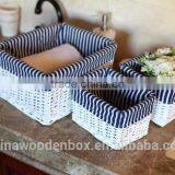 100% Handmade Chaeap Set Wicker Baskets thumbnail-1