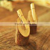 Round Wooden Stake Photo Clip thumbnail-5