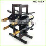 Bamboo Contemporary Wine Rack Shelf Homex BSCI/Factory thumbnail-1