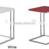 China Supplier Square Polished Metal Stainless Steel Computer End Table Frame thumbnail-3