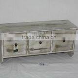 Bedroom Furniture Shabby Chic Vintage Wooden Wall Storage Cabinet thumbnail-1