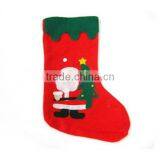 Hot Best Selling New Products China Fabric Bulk Handmade Diy Custom Felt Red Decorative Animated Christmas Stocking