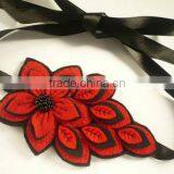 on Express Hot Sale New Products Handmade Eco Friendly Fabric Decoration Felt Headband With Attached Hair Made in China thumbnail-1