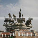 Outdoor Garden Decoration Horse Waterfall Fountain Statue Sculpture thumbnail-5