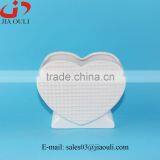 Ceramic Plant Pots Heart Shaped Boxes White Glazed thumbnail-1