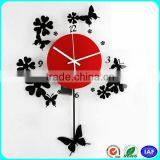 DIY BLack Wall Clocks Square Shape Wall Clock For Home Decoration thumbnail-2