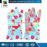 Drill Cotton and PU Leather Garden Gloves thumbnail-3