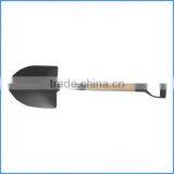 Round Pointed Steel Shovel With Wooden Handle thumbnail-1
