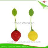 ZY-F1126 Cute Strawberry Design Silicone Tea Leaf Strainer Infuser Diffuser Filter thumbnail-1