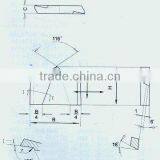 GB5245-85 And YS/T79-1994 Standard Welding Blade--For Twist Drill and Straight Groove Drill