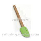 2016 Silicone Scoop With Bamboo Handle