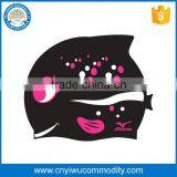 New Children Cartoon Style Silicone Swimming Caps Waterproof Water Swim Cap