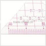 Kearing Flexible Plastic 1/4 Triangle Scale Rulers for Measure Built-in Calibration for Engineering Surveying#8514 thumbnail-4