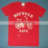 Custom Design Printed Mens Short Sleeve Cotton T-shirts thumbnail-1