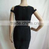 High Quality Hot HL Sequined Red Green Black Bandage Dress Evening Party Bodycon Dress thumbnail-6