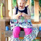 New Fashion Girls Jean Ruffle Pants,children's Demin Jeans Pants With Ruffle thumbnail-3