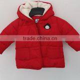 2016 Baby Girl Red Faux Fur Collar Cotton Padded for Winter thumbnail-1