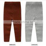 Winter Rib Pattern Children Knitted Leggings thumbnail-2