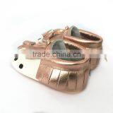 Wholesale Italian Leather Soft Sole Moccasins Baby Shoes With Tassel thumbnail-2