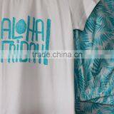 Knitted and Woven Pajamas Set With Print thumbnail-5