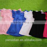 Baby Girl T Shirts Manufacturers in China 45 Numbers Colors Leggings Pearl Ruffle Shirts Tunic thumbnail-1
