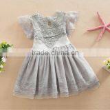 2017 Girl Lace Tulle Dress Girl Princess Dress With Lace thumbnail-2