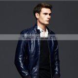 Early Spring Newest Design Leather Man Pu Jackets Leather Boys Locomotive Suit thumbnail-5