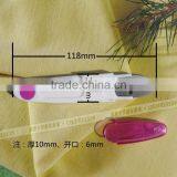 Wholesale Plastic Handle Sewing Scissors Portable Cross Stitch Mini Safe Scissors With Cap Colorful thumbnail-2