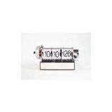 Metal Flip Down Clock , Alarm Desktop Clock For Office
