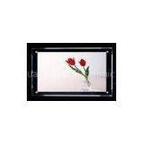 Acrylic Super Slim Advertising Crystal Led Light Box , Engraved LOGO