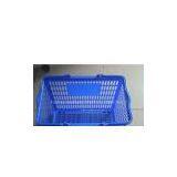 Shopping Basket Plastic Blue 30 Liter thumbnail-1