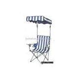Folding Beach Chair With an Awning thumbnail-1