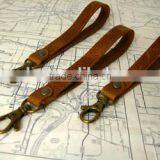 2014 Fashion Real Leather Piece Handbag Keychain/leather Handbag Handle