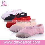 Standard Girls Baby Kids Ballet Slippers Wholesale Split Soft Sole Ballet Dance Shoe Red Black White Beige Pink thumbnail-1